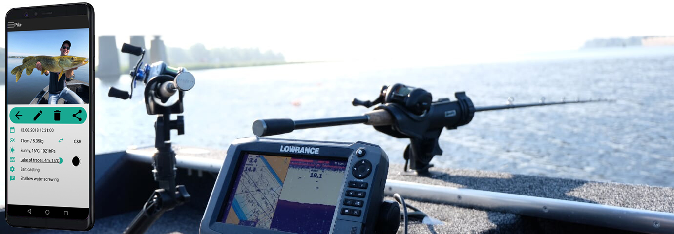fish trace fishing logbook app in action
